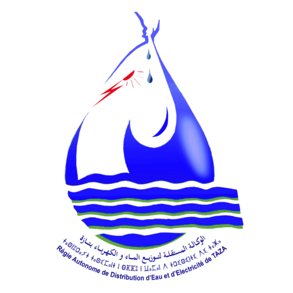Logo REGIE AUTONOME DE DISTRIBUTION D'EAU ET D'ELECTRICITE DE TAZA